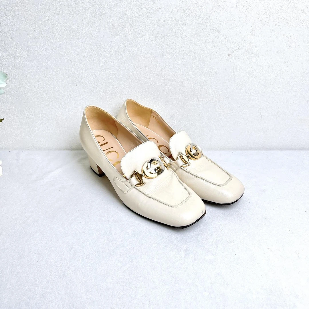 95新/Gucci/古驰/粗跟鞋/36.5码/Xsp37990