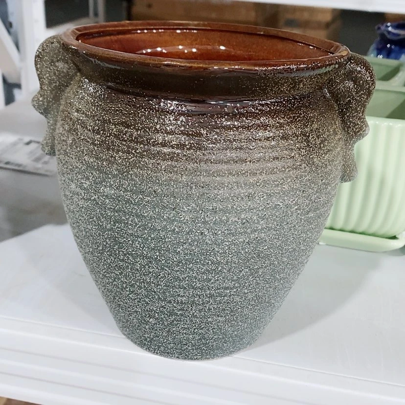 【闪购商品】红陶陶瓷花盆，多肉花盆