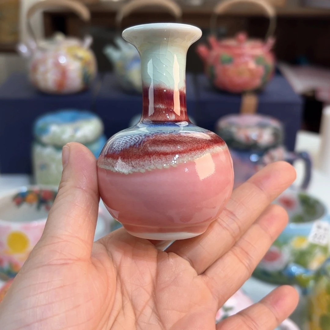 景德镇手绘高温釉下彩陶瓷茶具