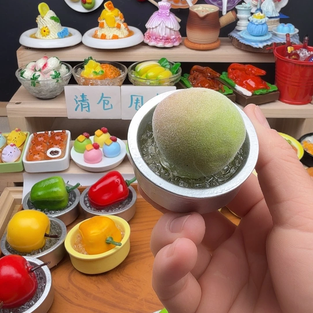 树脂食玩冰箱贴凭开箱视频售后
