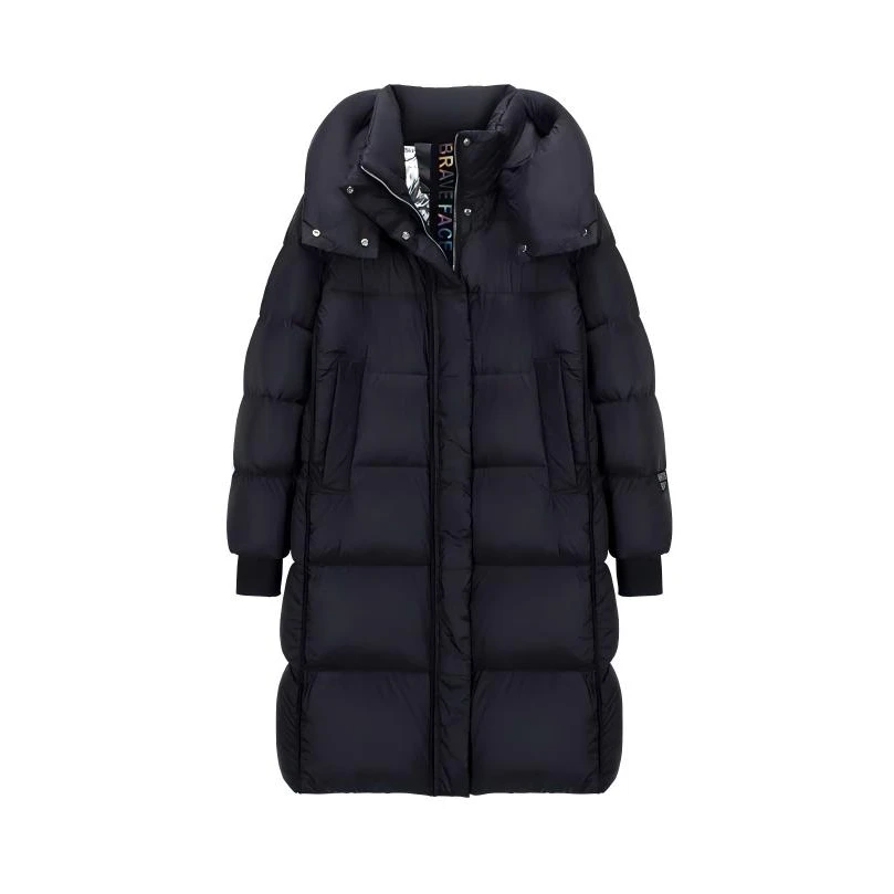 门店20&9&9！泡芙黑金系列」仅一批90%白鸭绒长款羽绒服女 M13002