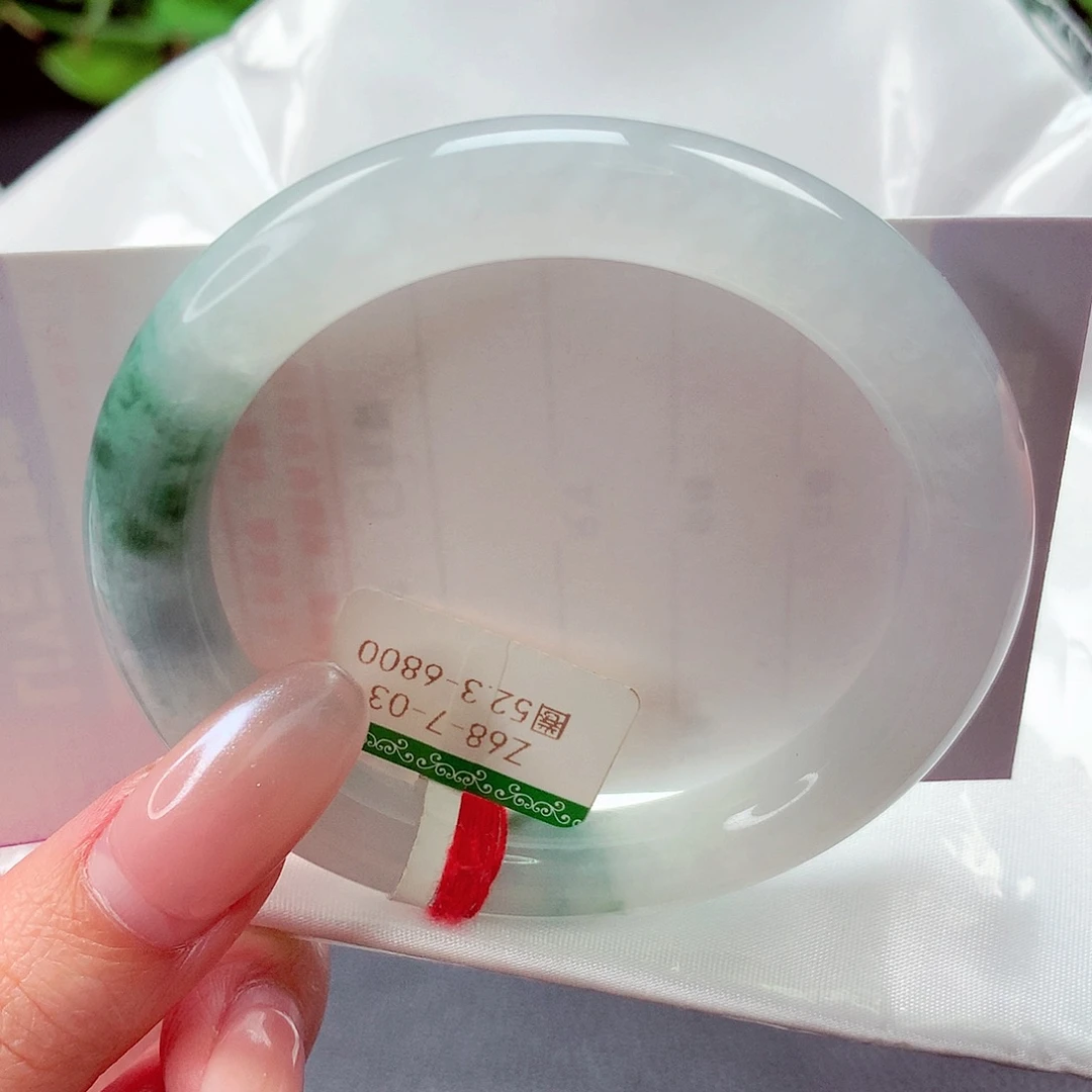 翡翠未镶嵌手镯缅甸天然a货翡翠手镯