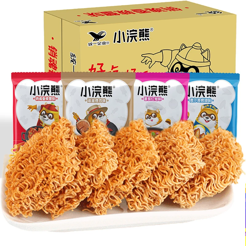 统一小浣熊干脆面寝室解馋小零食小吃休闲食品网红爆款干吃面宿舍