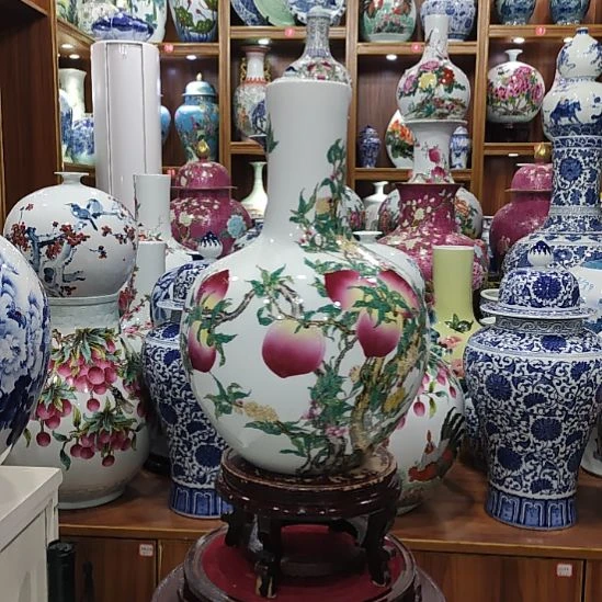 瓷片景德镇陶瓷花瓶子