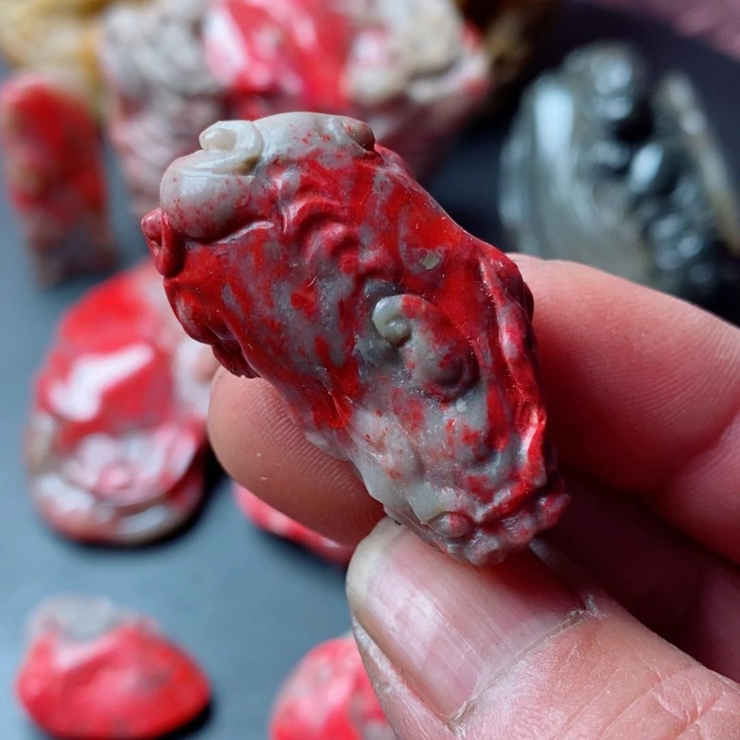 昌化鸡血石昌化鸡血石挂件