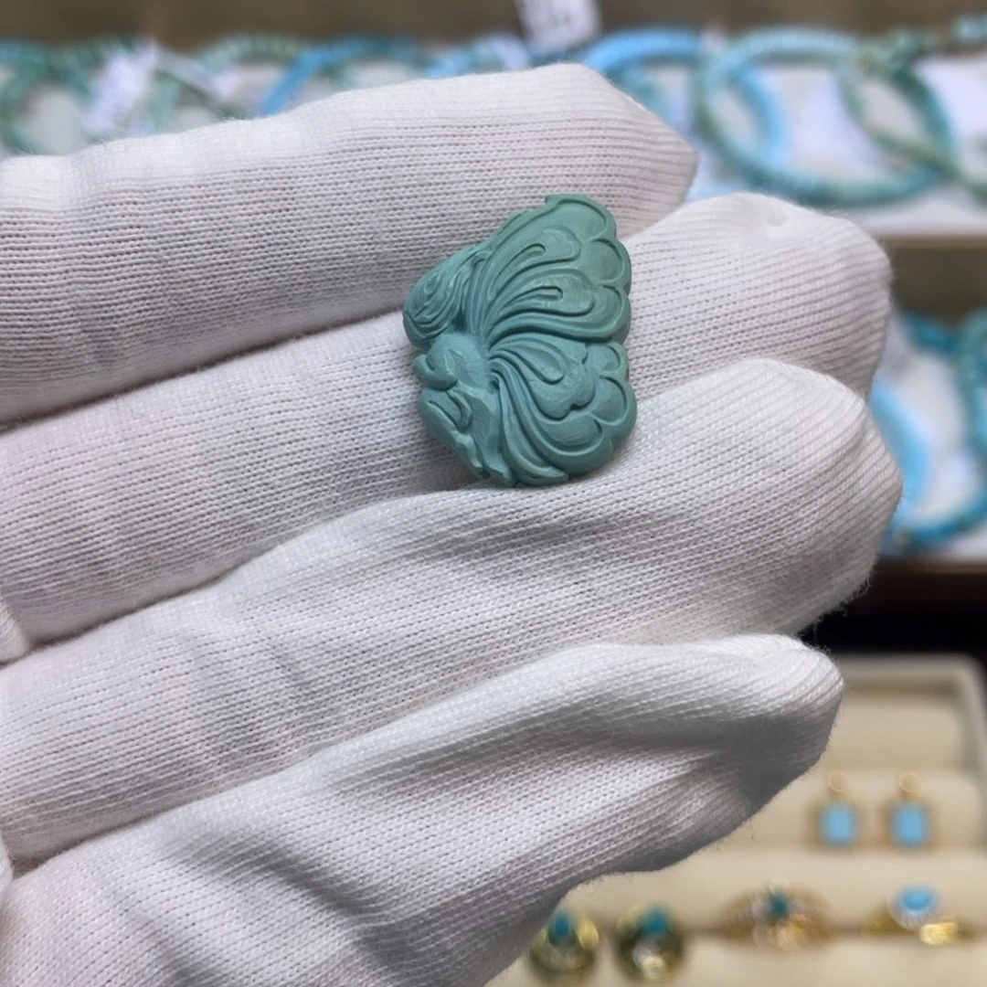 绿松石未镶嵌珠宝奇石006