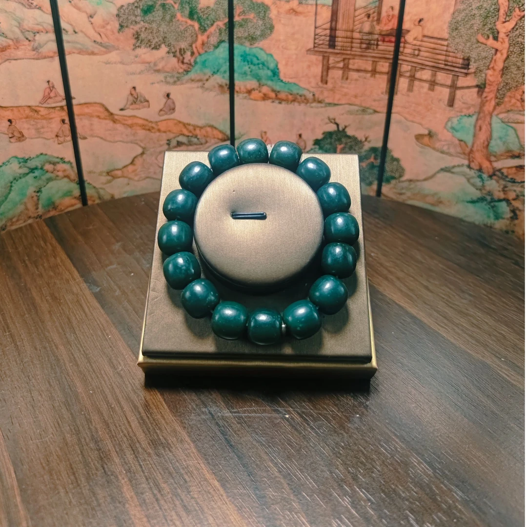 T和田玉桶珠手串（卡14）1627