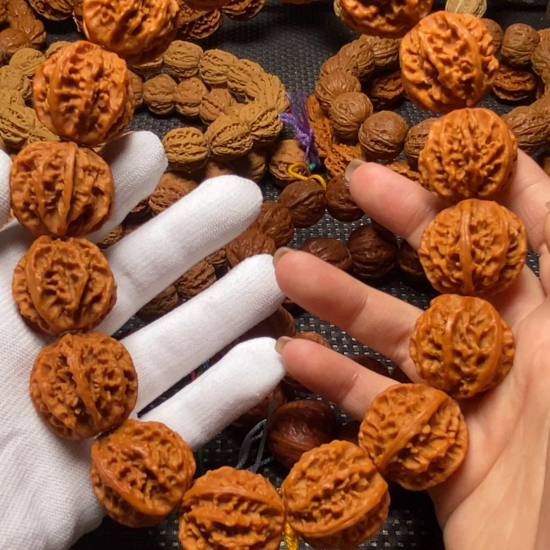 文玩核桃手串粗筋麻花