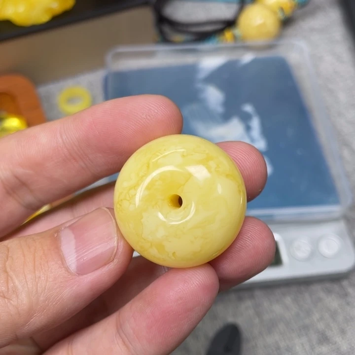 咖***糖琥珀未镶嵌珠宝奇石