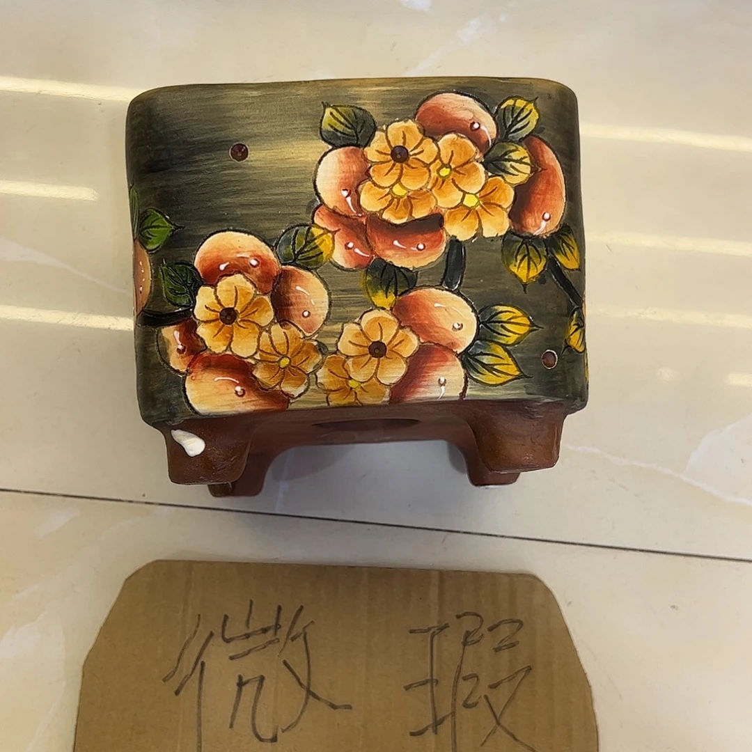 景德镇炫彩手绘口12高11.5