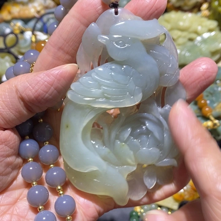 岫玉岫玉吊坠未镶嵌