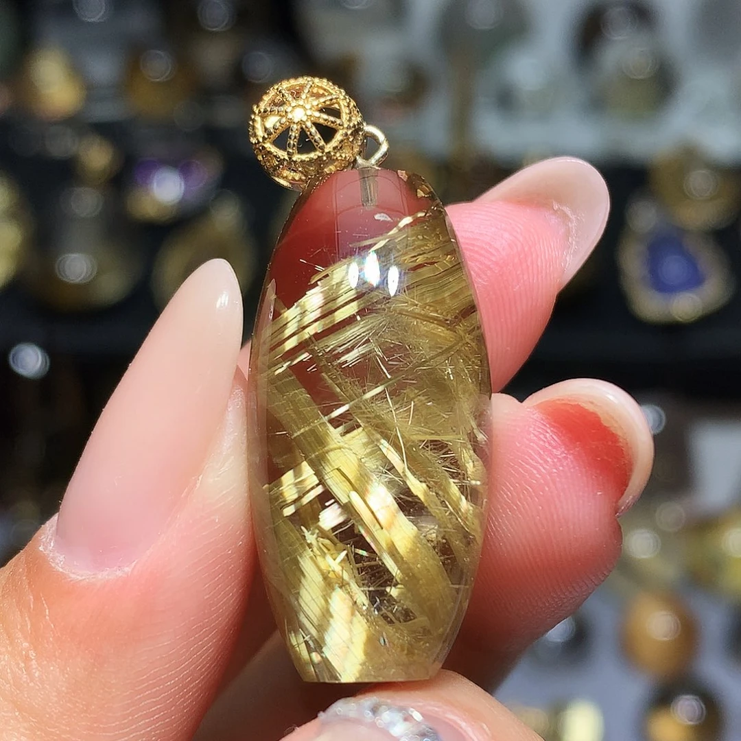 水晶银S925镀金镶嵌珠宝半成品