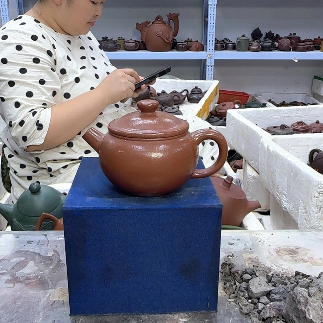 茶壶紫砂宜兴紫砂壶瑕疵处理
