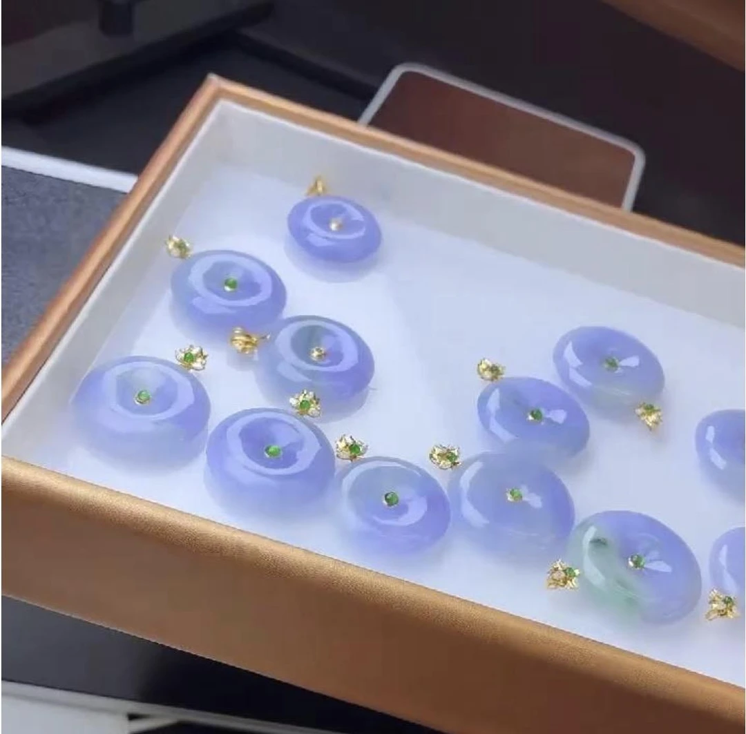 「一哥宠粉精选款」806/天然缅甸翡翠挂件/多样性发一/GJ014-平安扣