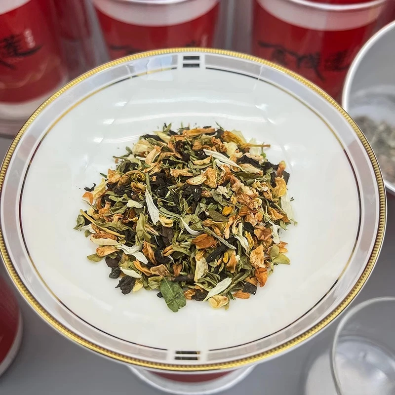 【0糖0卡】金线莲随手杯桶装花草茶暖手礼盒组合