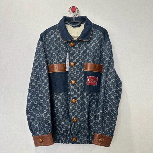 99新 GUCCI/古驰 满印牛仔外套 尺码：48 11631