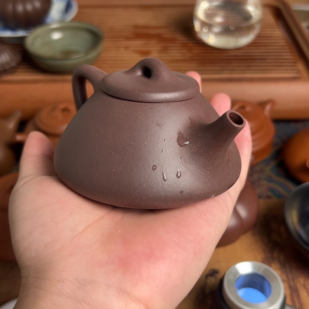 茶壶紫砂精工半手全品无瑕子也200cc