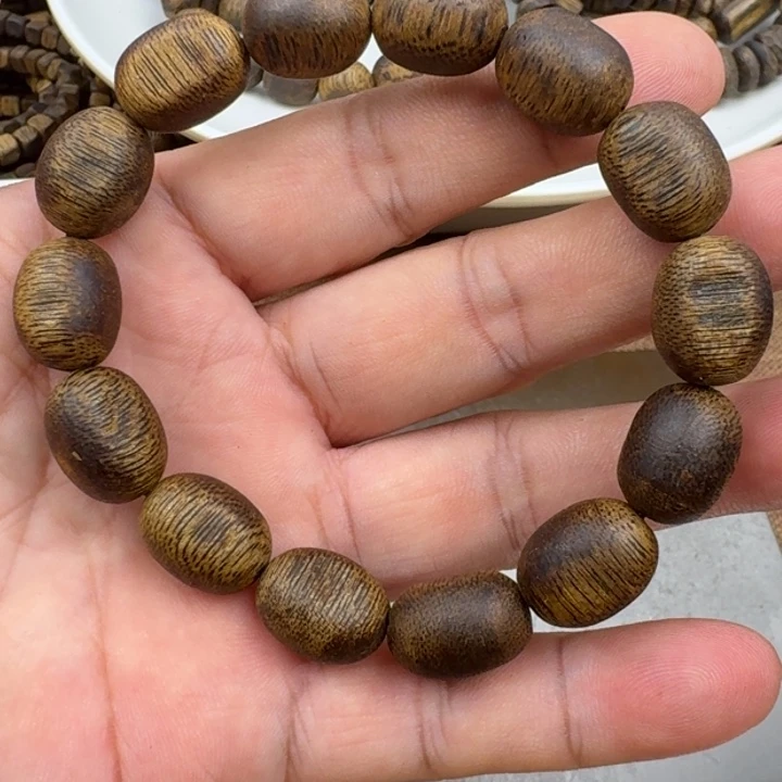 云***隐沉香手串乌身手串10克加