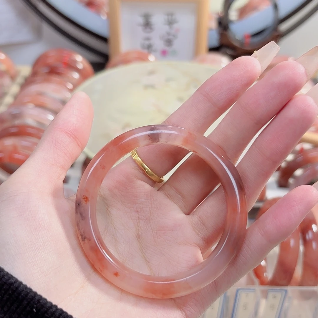 石英质玉手镯未镶嵌聪*豆