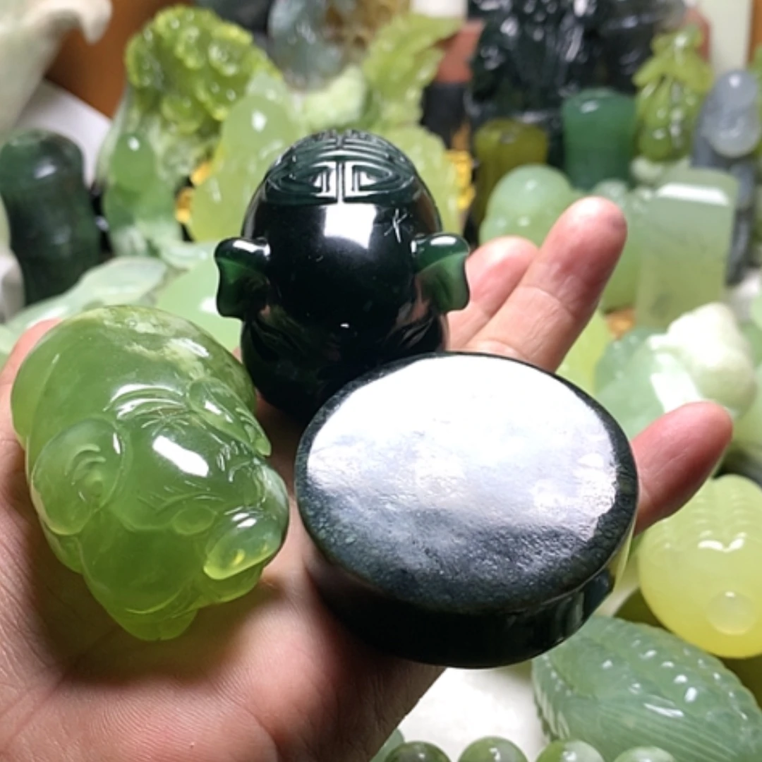 【闪购商品】合金蛇纹石玉颈饰