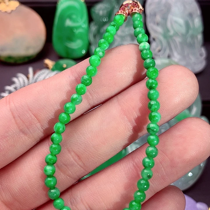 未镶嵌手链翡翠A货