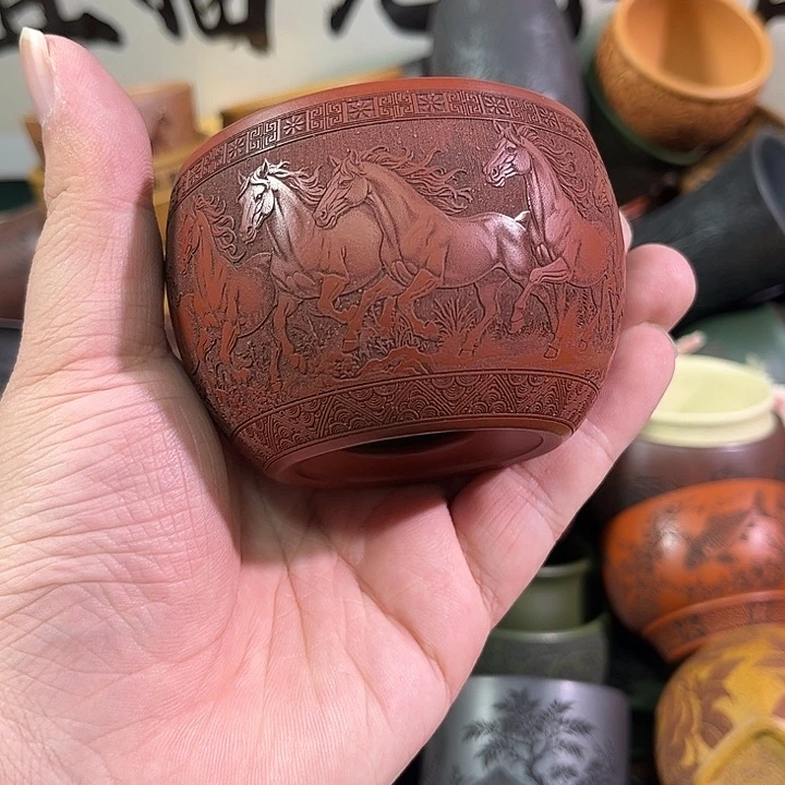 茶杯紫砂全手工紫砂主人杯