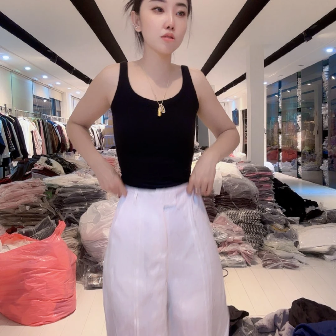 小码105斤苎麻短裤白色