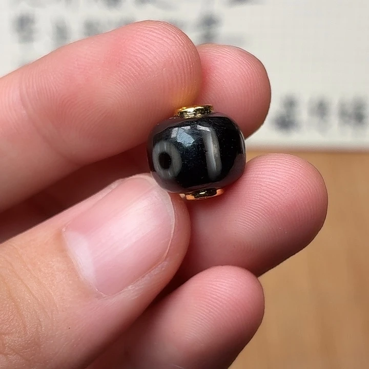 白玉菩提把件12.5mm配饰