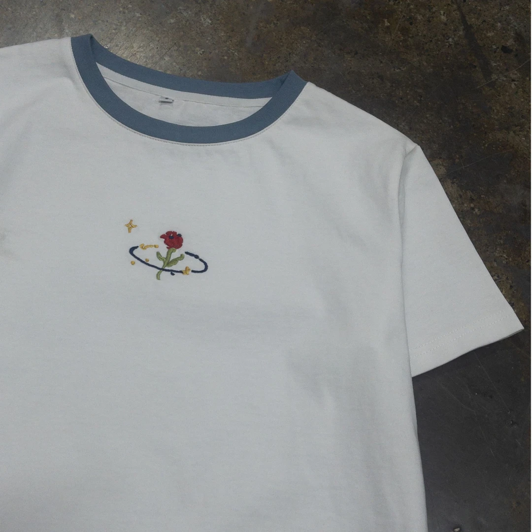 【T恤系列】玫瑰小花 小众T恤时尚舒适soinku