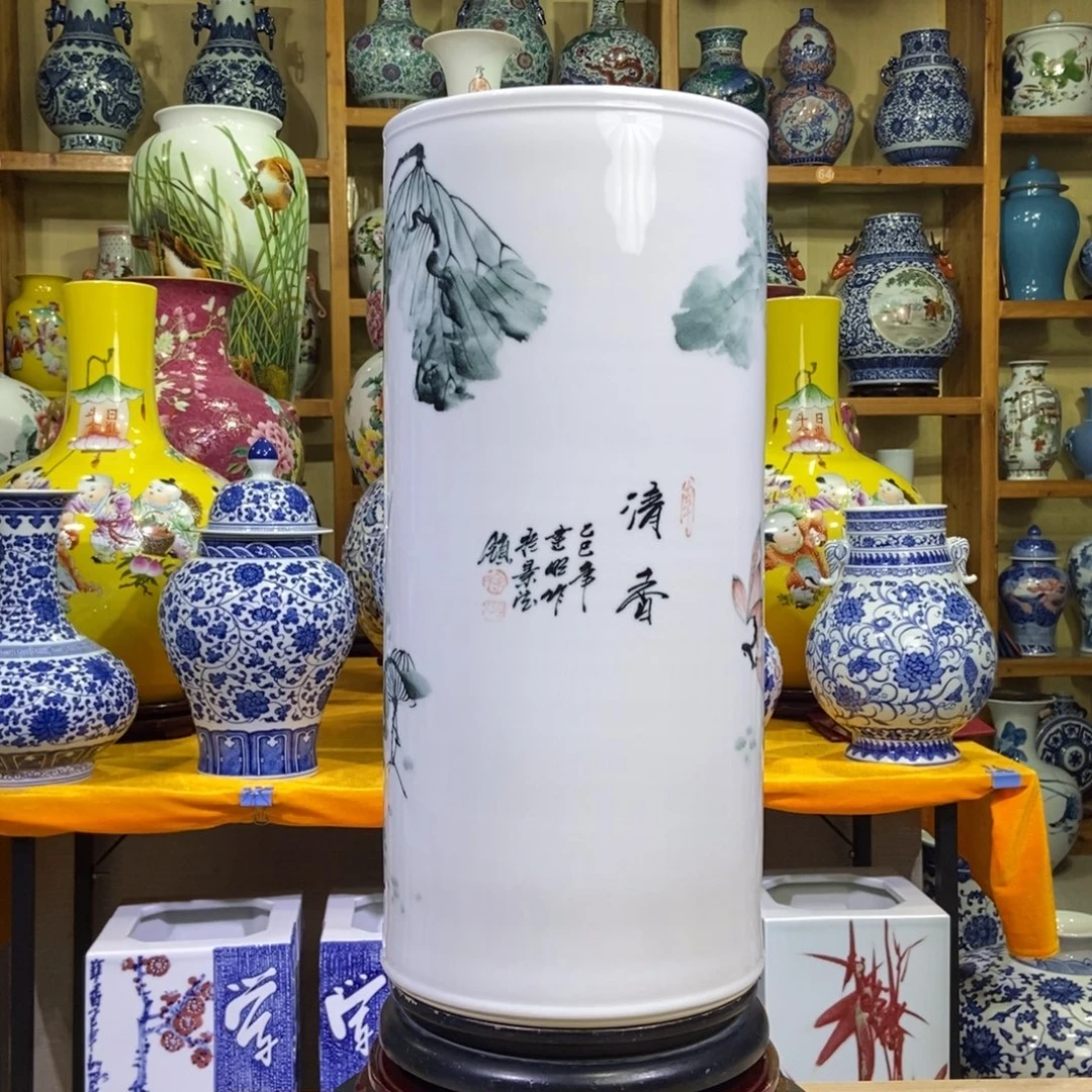 好***好瓶景德镇陶瓷花瓶摆件