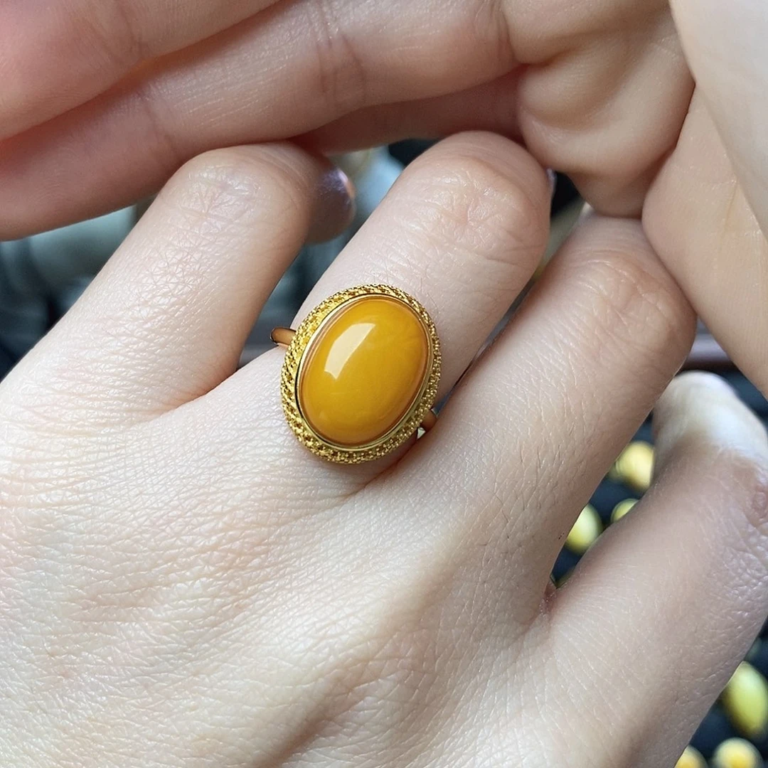 琥珀未镶嵌裸石成品