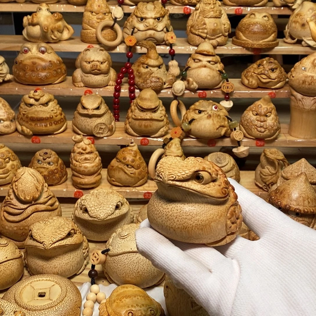 淘***蛋香榧木竹根雕工艺精湛工艺