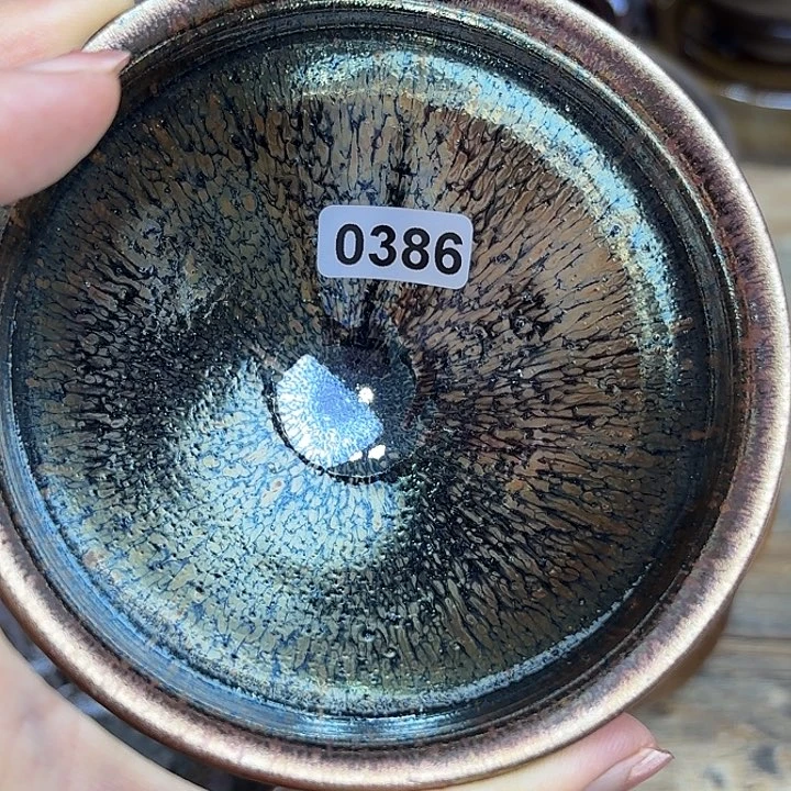 茶盏沐雨茶器柴烧主人杯