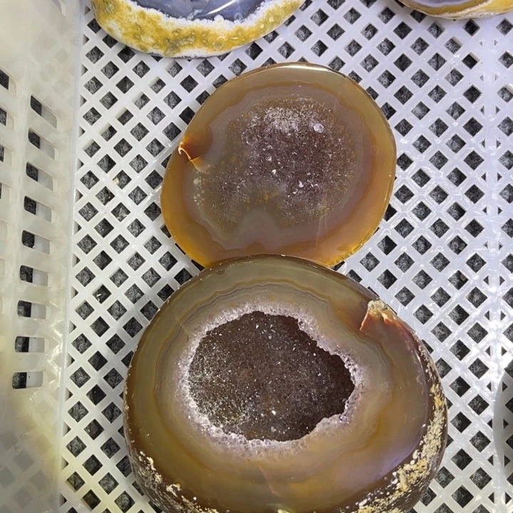 未镶嵌珠宝半成品水晶紫晶盆