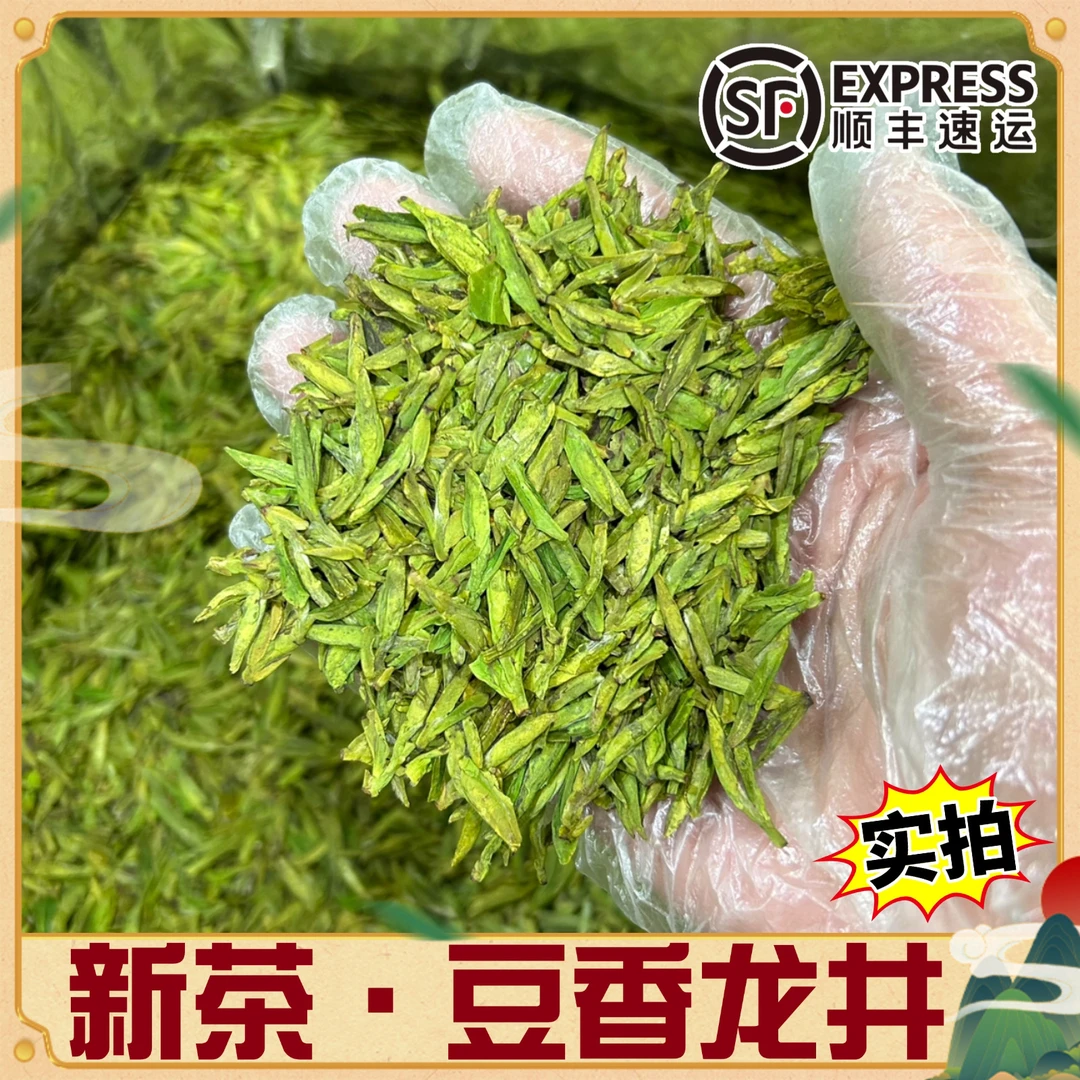 【2025年新茶】3-3-8#头采肥芽豆香龙井口感鲜爽醇厚回甘足