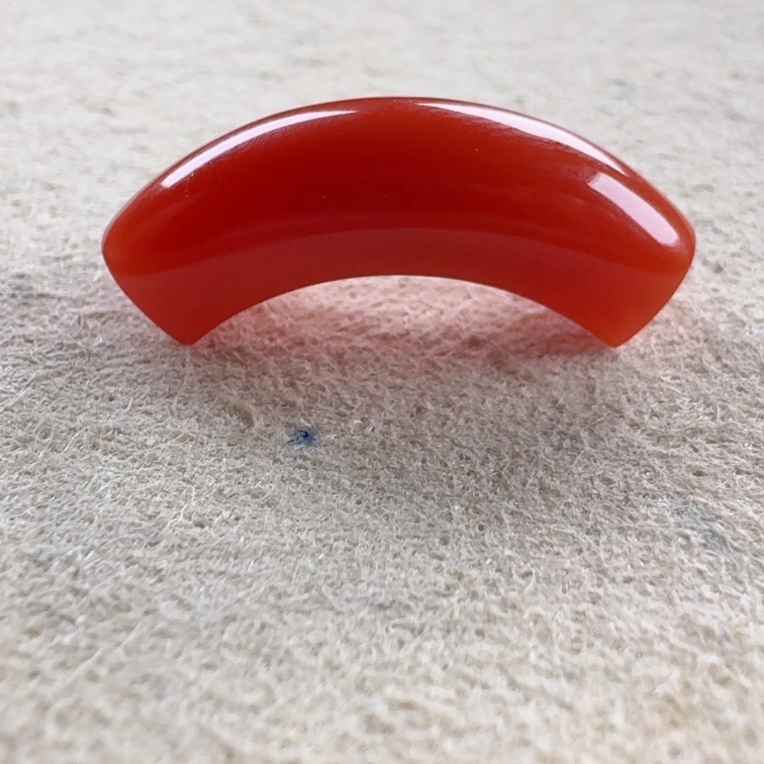 南红玛瑙未镶嵌马鞍戒面