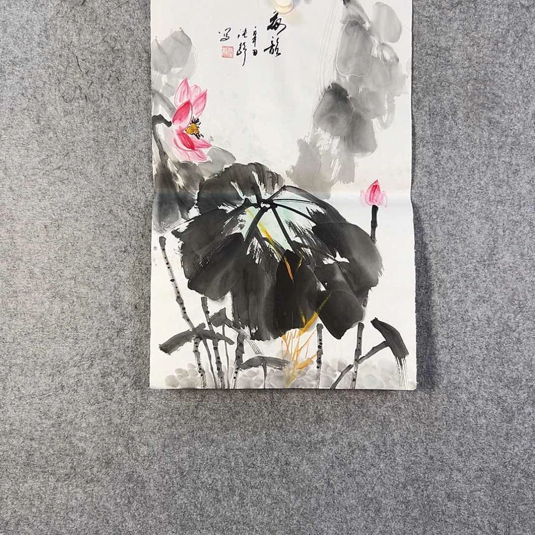 国画769 花鸟在此鸣叫时还要一