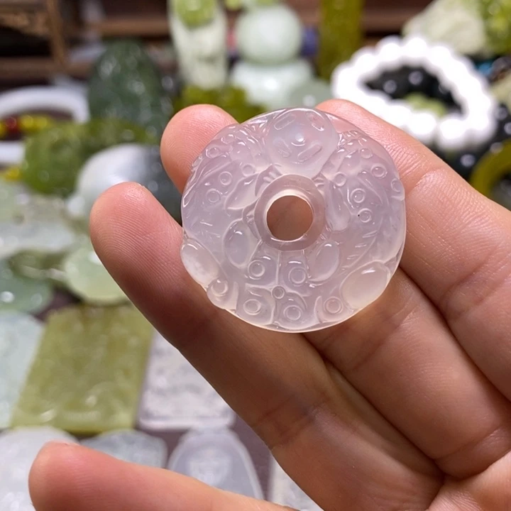 岫玉未镶嵌岫玉颈饰