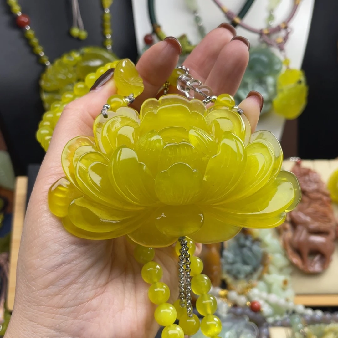 未镶嵌岫玉项链8888