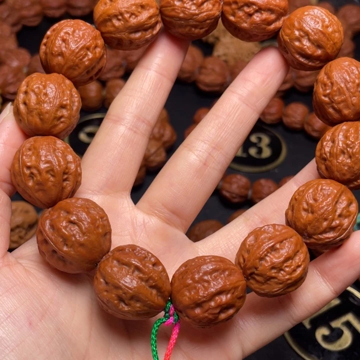 把件文玩核桃圆籽粗筋