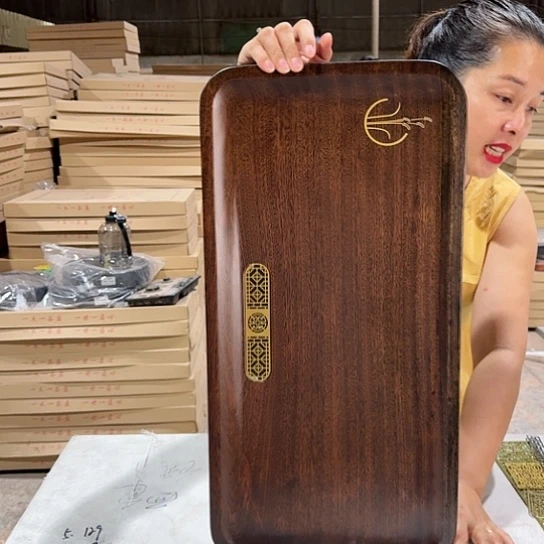 花梨木茶盘60*30尺寸