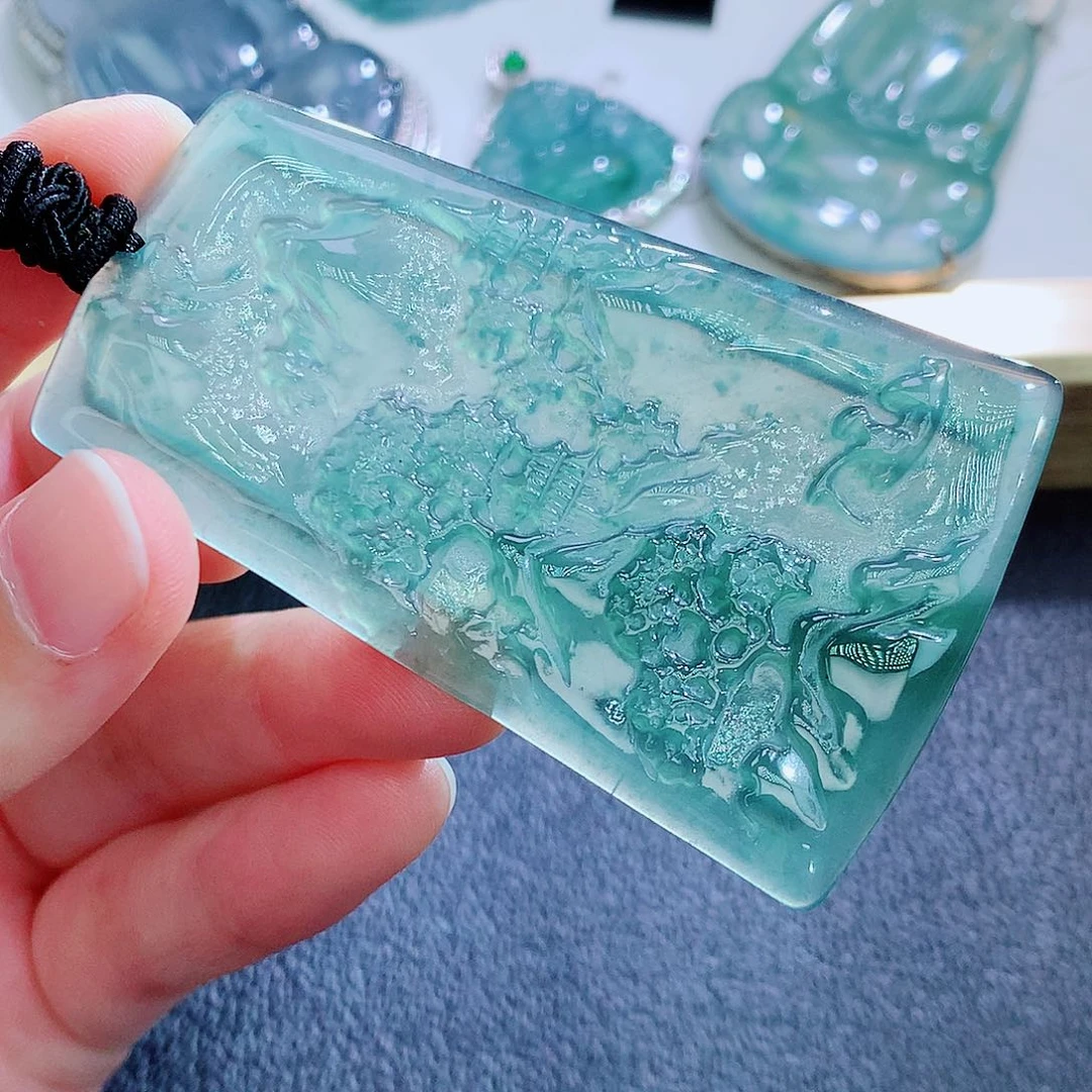 颈饰未镶嵌翡翠翡翠