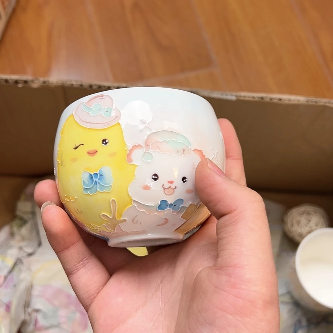 景德镇手绘陶瓷杯子