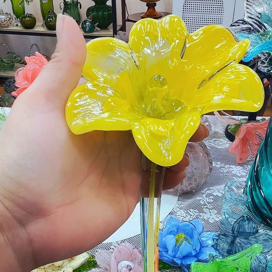 福利花不退不换琉璃花瓶花器艺术品