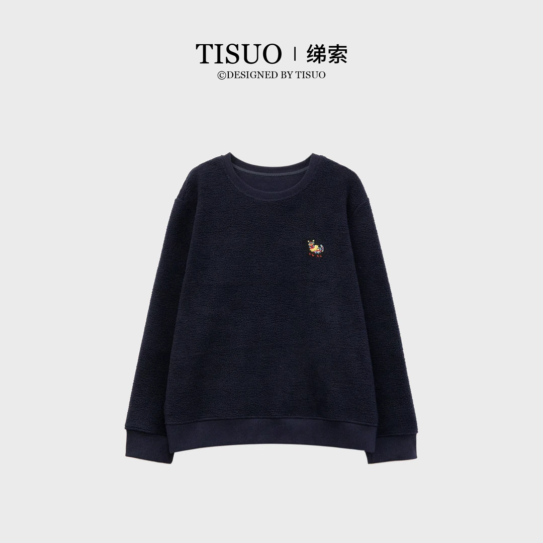 【新年特定】胶囊系列颗粒羊毛圈圆领卫衣TS501146