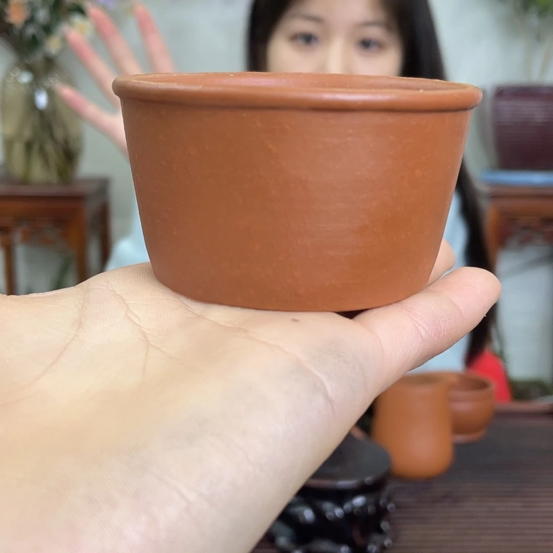 紫砂茶壶赵庄朱泥主人杯