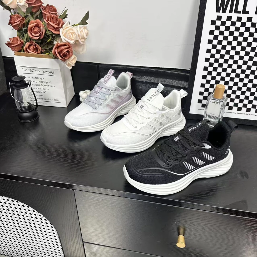 夏季新款时尚休闲女鞋情侣款潮流跑步轻便舒适透气运动【同】817