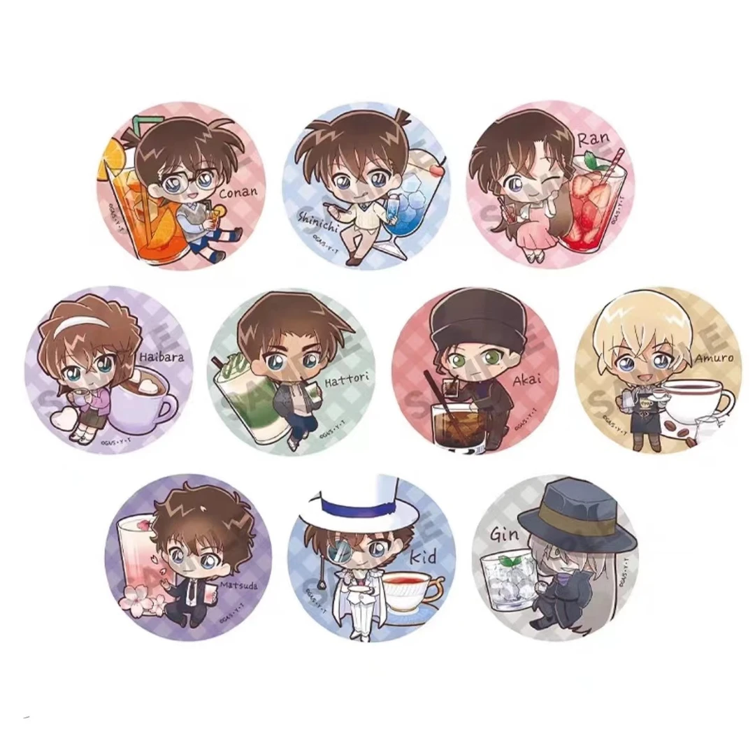 【柒柒拆】名侦探柯南 饮料吧唧 盲盒（默认代拆）