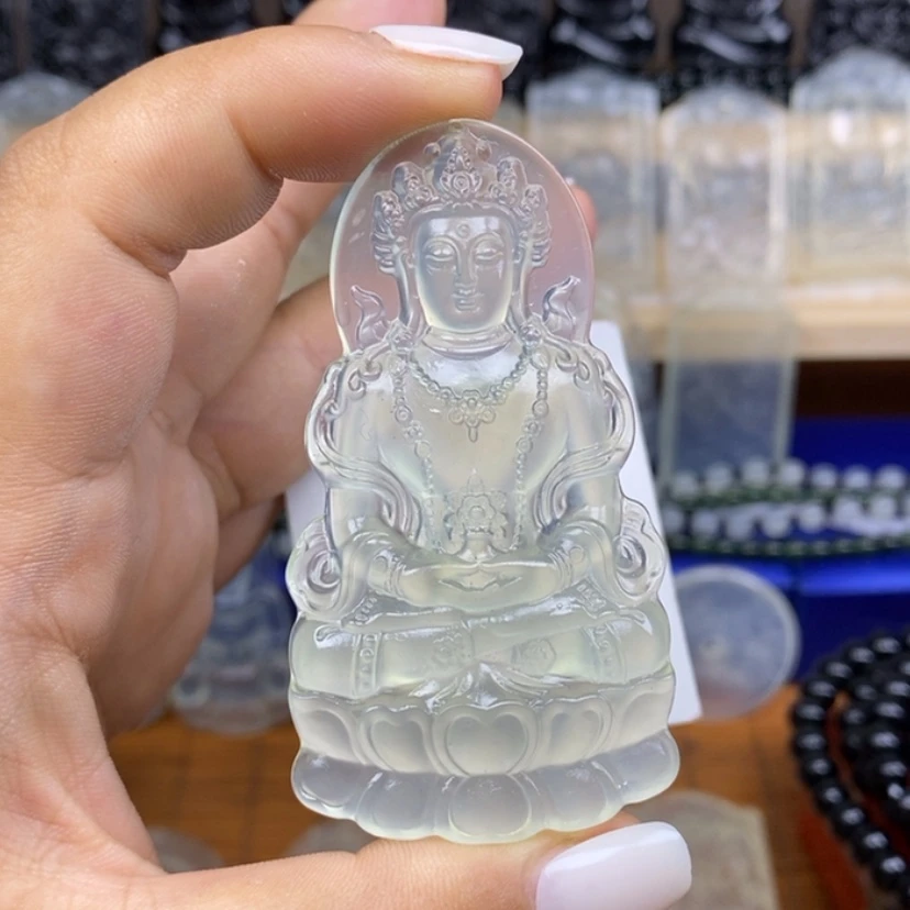 【闪购商品】蛇纹石玉未镶嵌颈饰