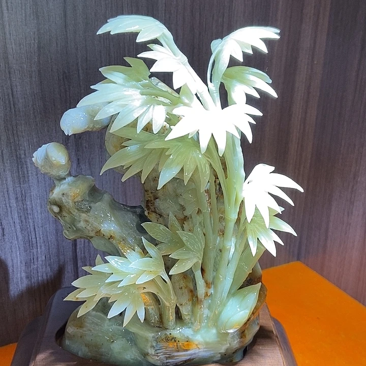 蛇纹石玉（覆膜）合金珠宝奇石